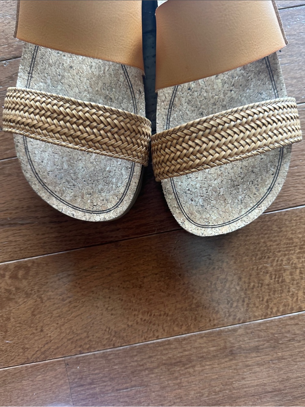 Reef Women's Double-Strap Tan and Natural Slide Sandals - Picture 5 of 5
